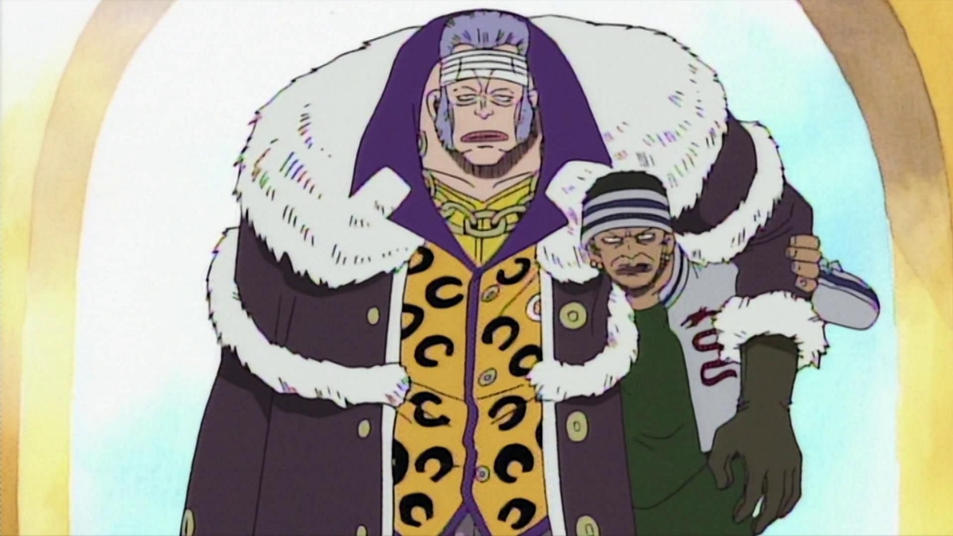 Krieg and Gin as seen in the One Piece anime (Image via Toei Animation)