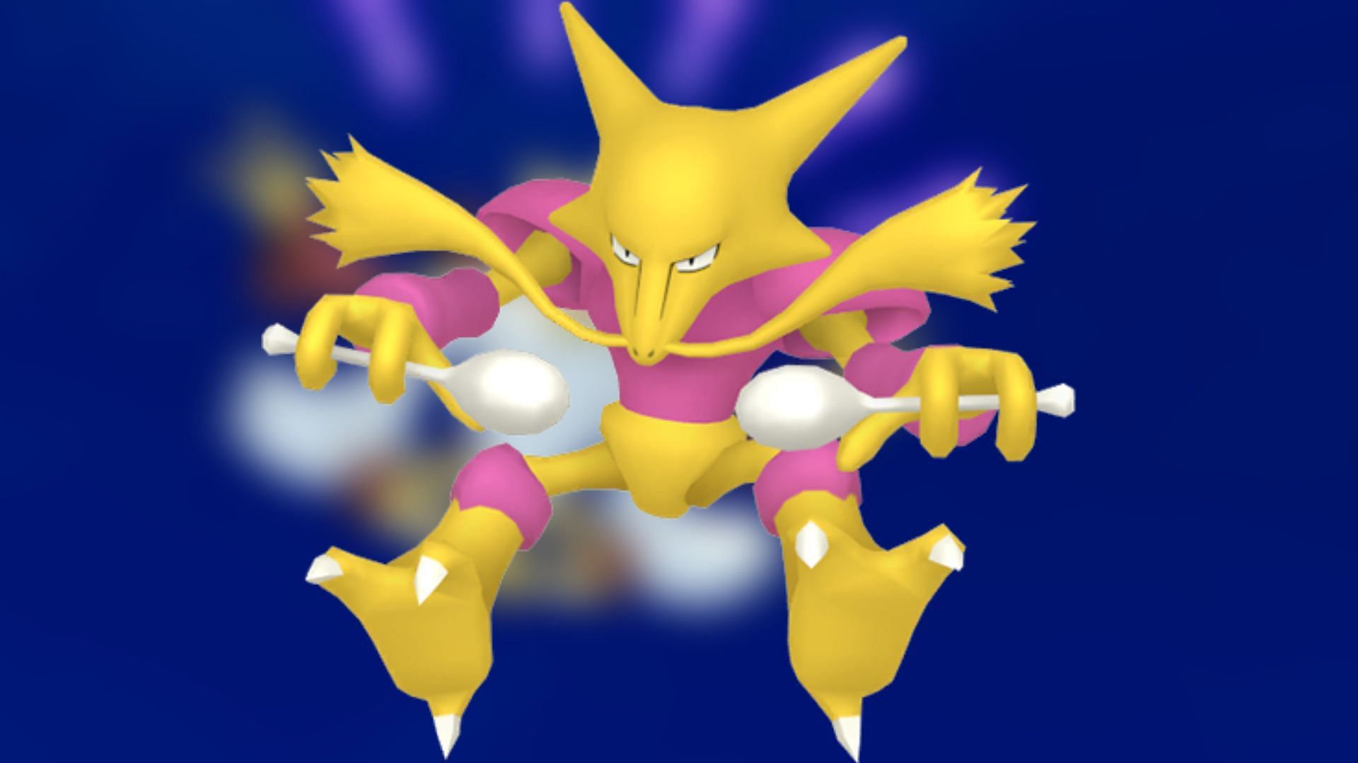 Shiny Alakazam isn&#039;t extremely rare in Pokemon GO, but trainers can skip evolutionary steps in Spelunker&#039;s Cove (Image via The Pokemon Company)