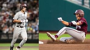 "It brings a smile to my face": Texas A&M star Kaeden Kent hyped up after Aggies clinch first win of 2024 College World Series final