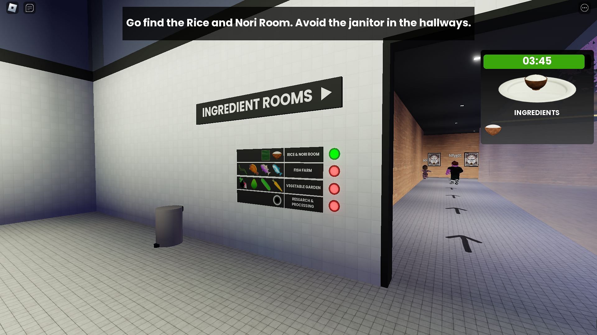 The Ingredients Room (Image via Roblox)