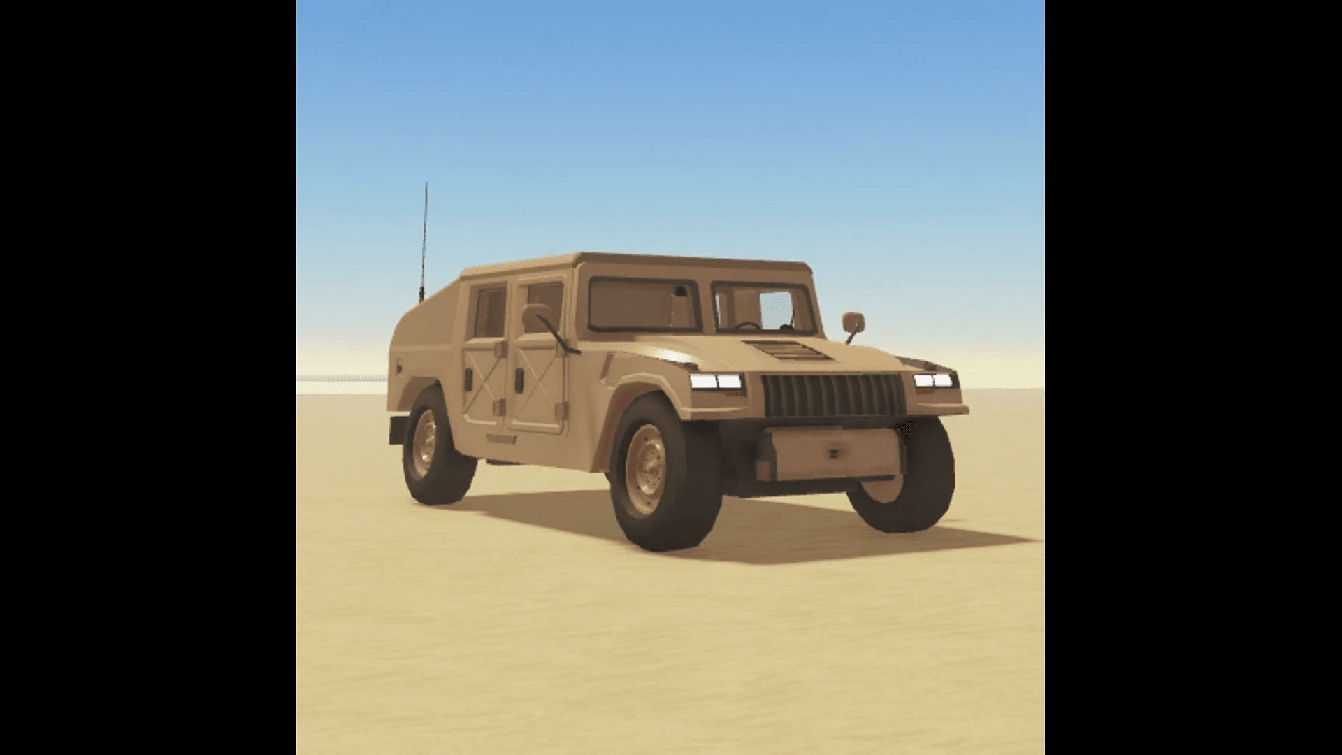 A Dusty Trip Humvee