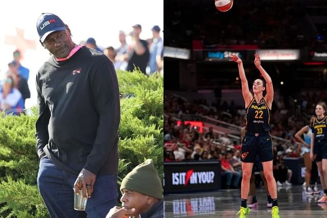 Caitlin Clark gets compared to Michael Jordan. (Getty)