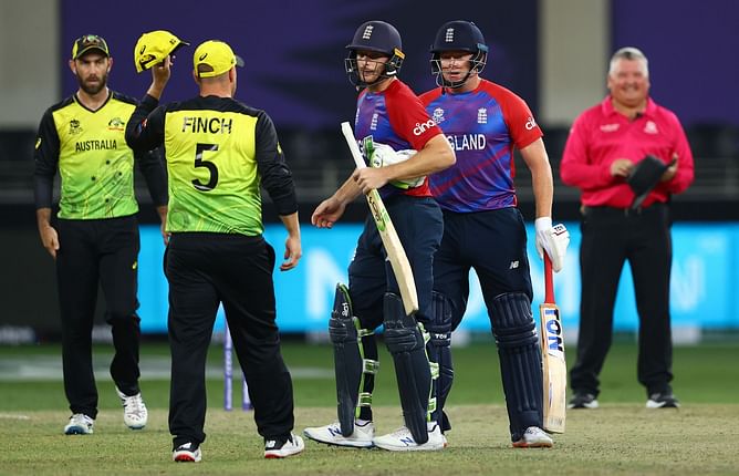What happened the last time Australia played England in a T20 World Cup game?
