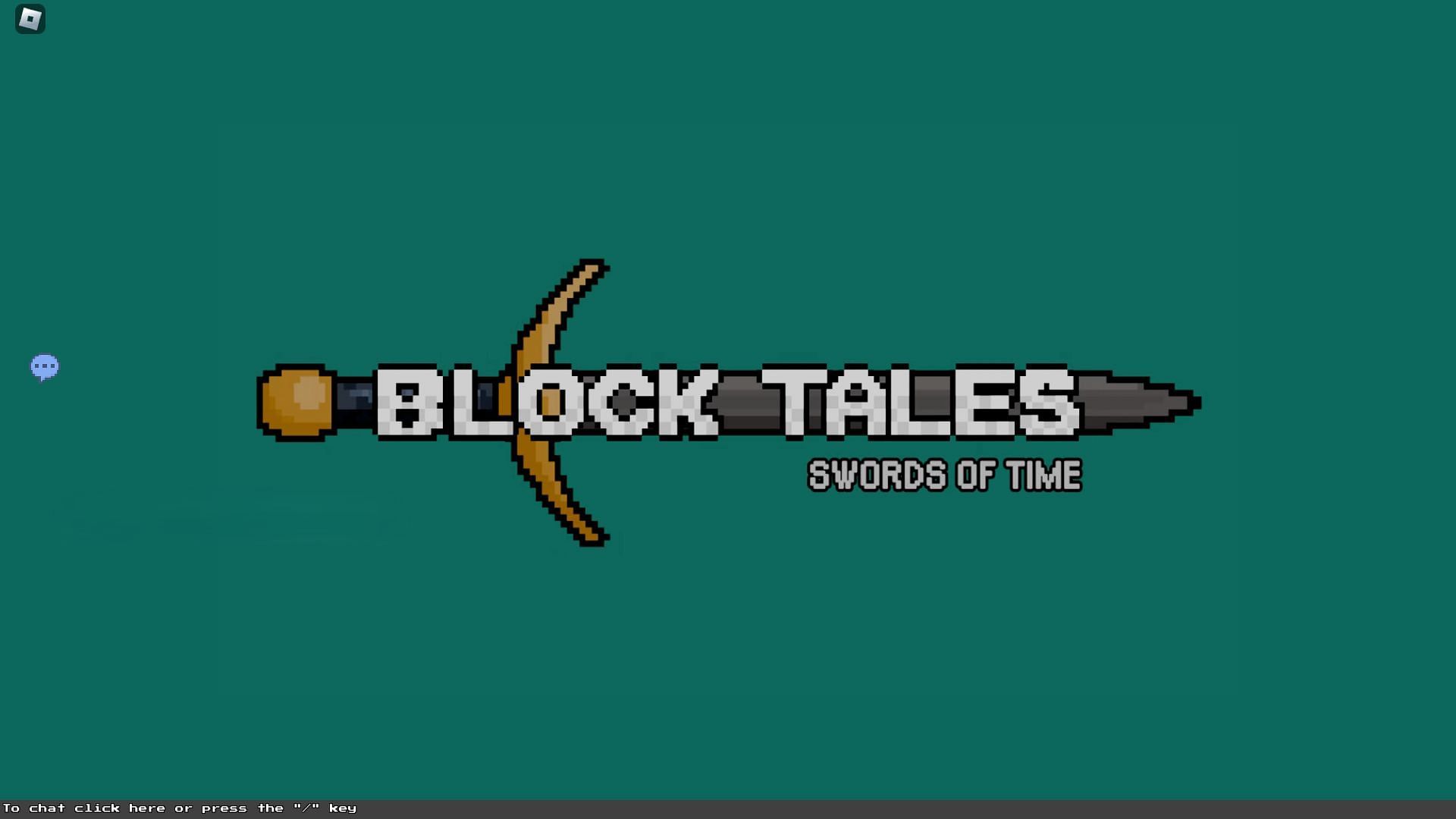 Block Tales title screen (Image via Roblox)