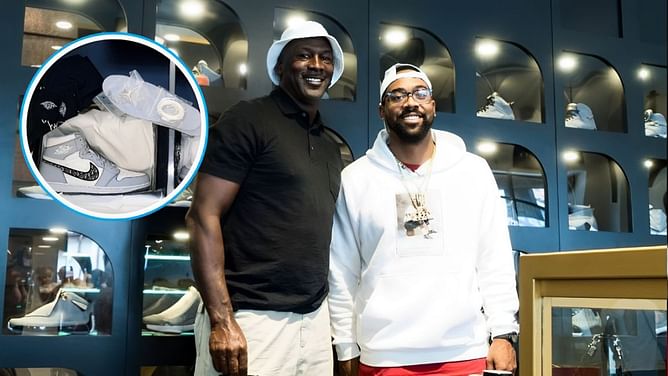 "Double up on Diors" - Marcus Jordan gives glimpse of $14,732 Air Jordans as Michael Jordan's son parties with Lamar Jackson in Paris