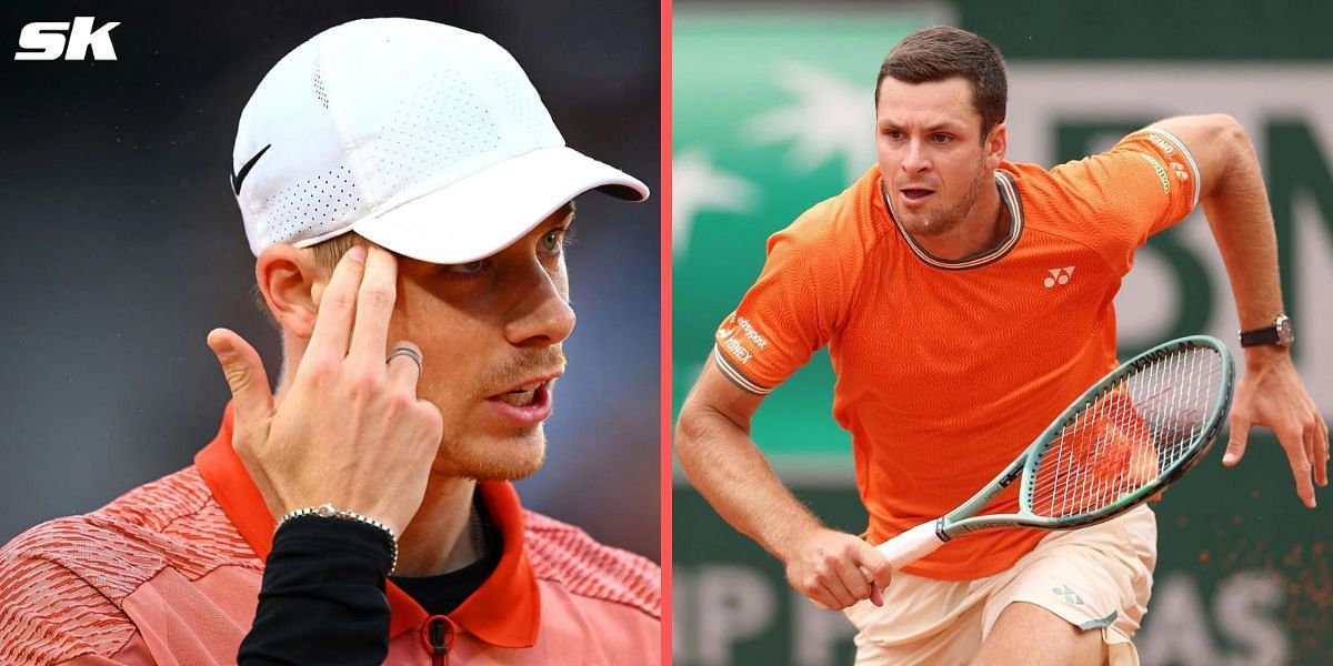 Denis Shapovalov had an angry outburst during his third-round match against Hubert Hurkacz at the French Open (Source: Getty Images)