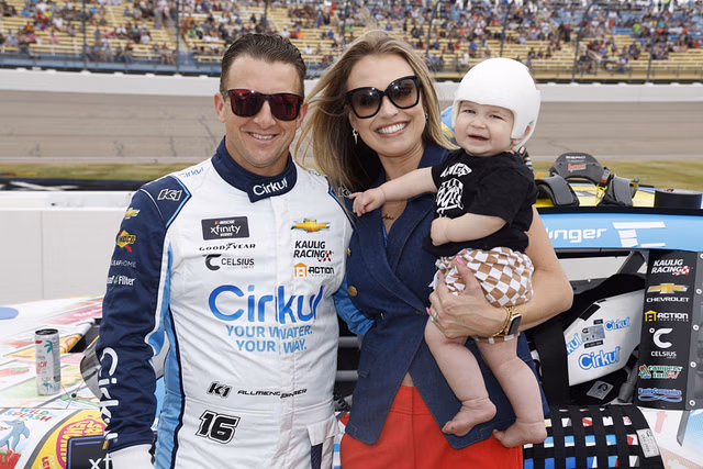 AJ Allmendinger's Mrs. North Carolina-winning wife shares “wonderful feeling” of spending Father's Day weekend at the Iowa NASCAR race