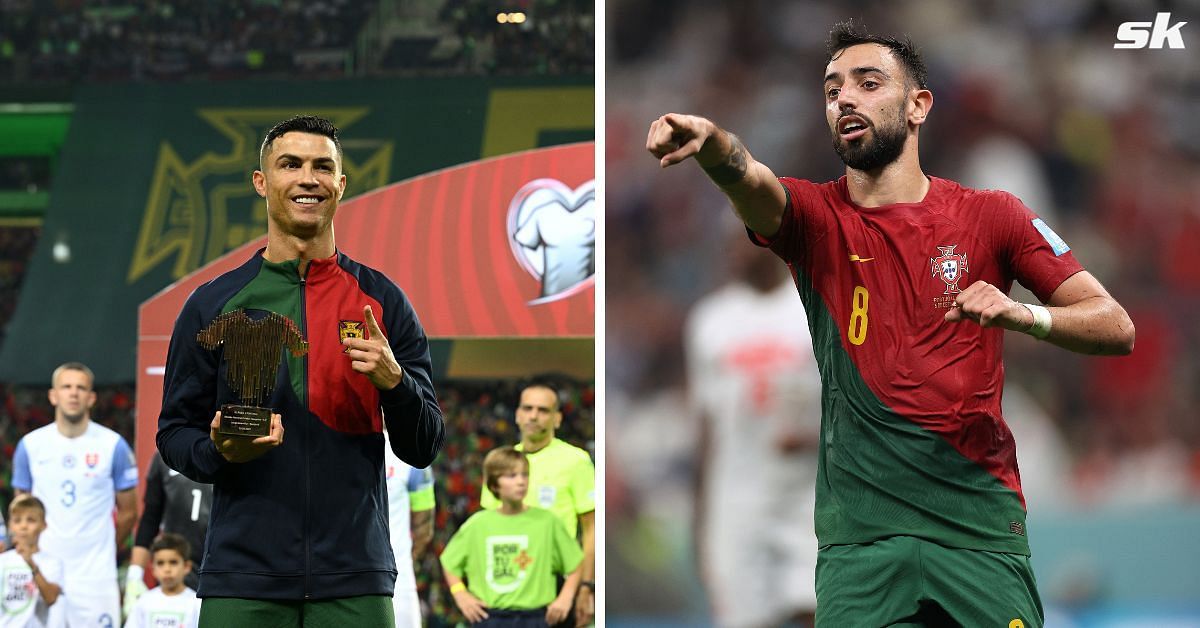 Manchester United captain Bruno Fernandes pays tribute to Cristiano Ronaldo