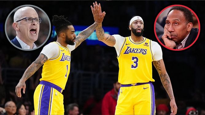 "He's brittle" - Stephen A. Smith shades Anthony Davis and "cruise control" D'Lo while discussing Dan Hurley's Lakers snub