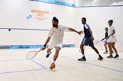 HCL Squash Tour Chennai 2024 Day 1 Results: Harinder Pal Sandhu registers comfortable victory