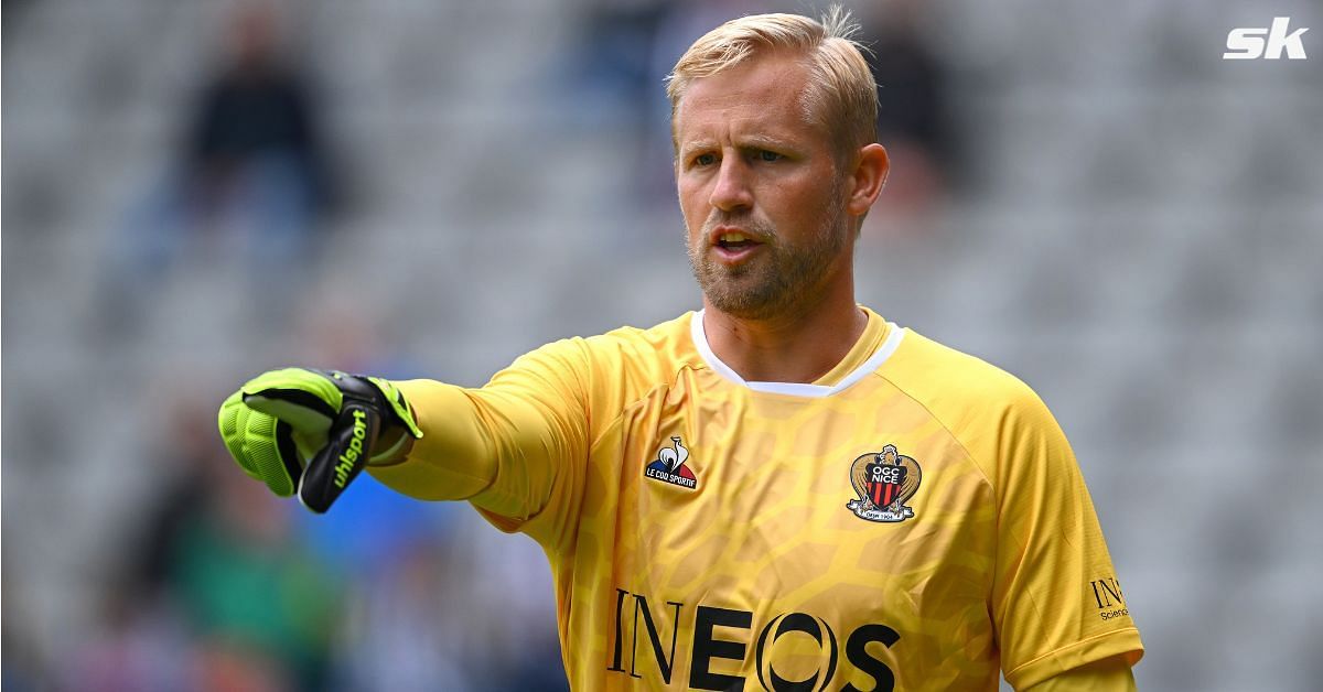 Denmark goalkeeper Kasper Schmeichel