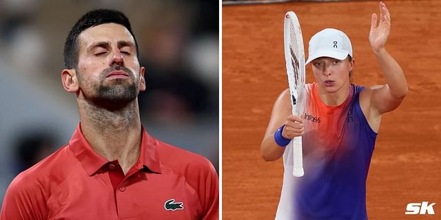 Comparing Iga Swiatek to Novak Djokovic is embarrassing” - Fans react as  huge gulf between time spent on court by duo at French Open gets highlighted