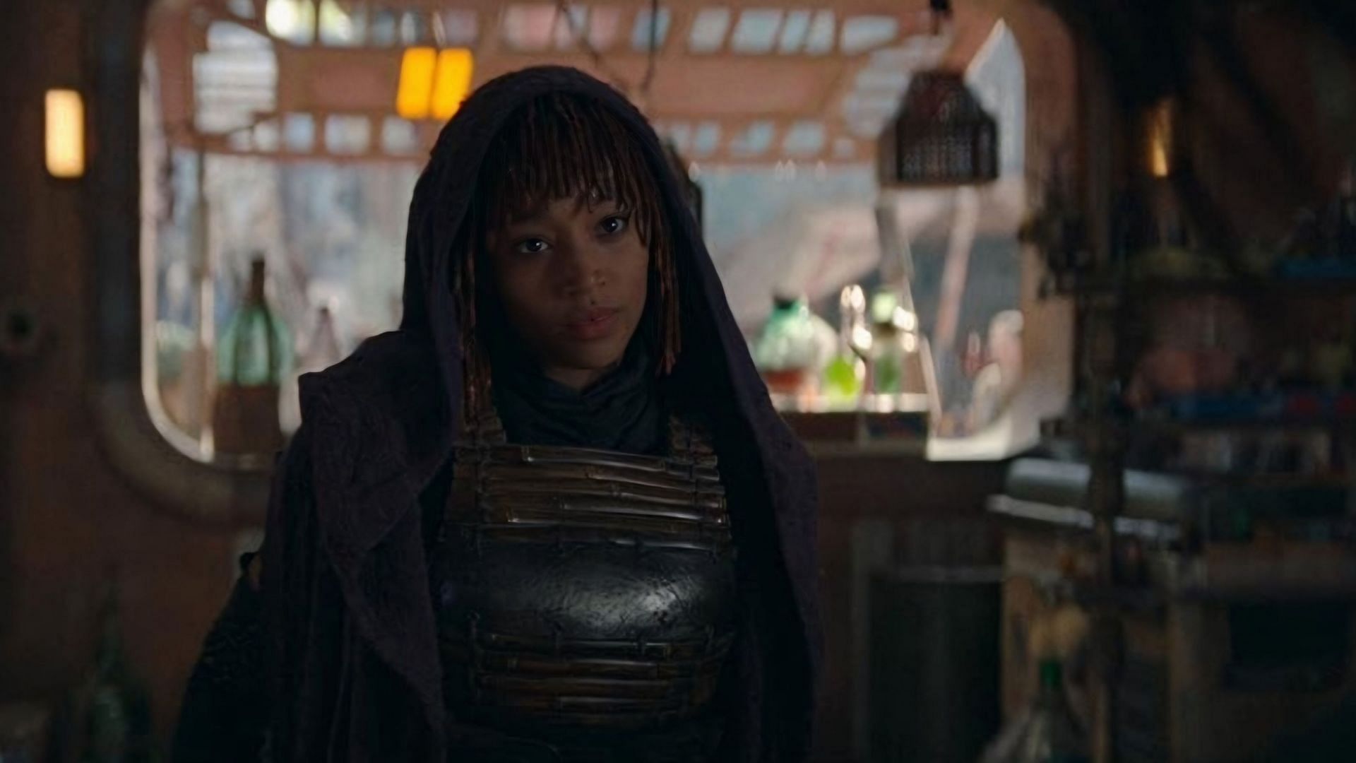 Amandla Stenberg in a still from Star Wars - The Acolyte (Image via Lucasfilm)