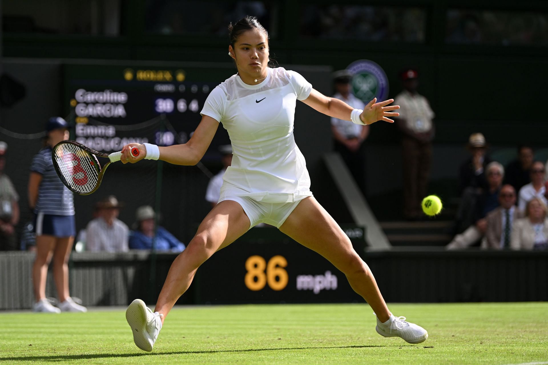 Emma Raducanu lost in the second round in her last Wimbledon appearance