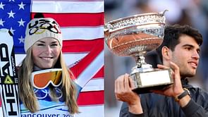 Lindsey Vonn congratulates Carlos Alcaraz on a spectacular French Open win