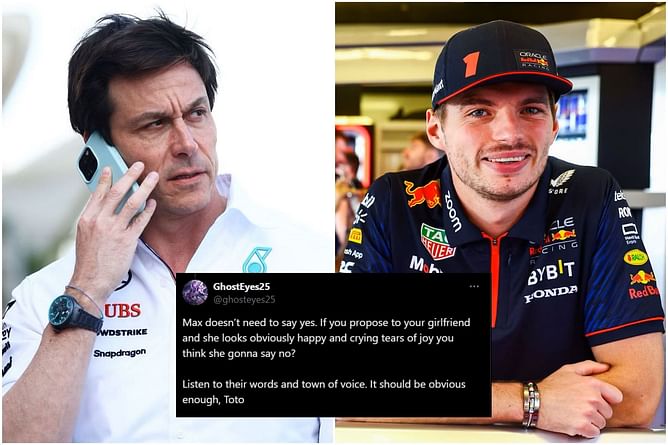 "It should be obvious enough, Toto": Fans react to Mercedes boss denying that Max Verstappen claimed he would be at Red Bull in 2025