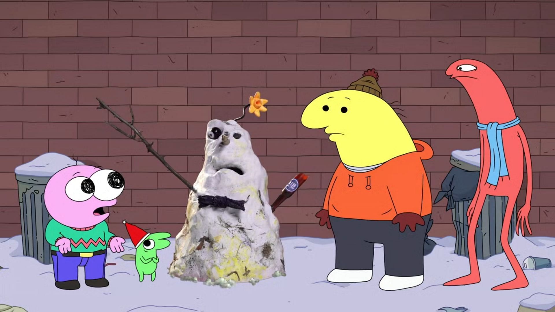 Pim, Glep, Rotten, Charlie, and Allen (from left to right) (Image via Adult Swim)