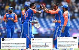 "Next target is England" - Social media reacts as India qualify for 2024 T20 World Cup semifinals with 24-run win over Australia