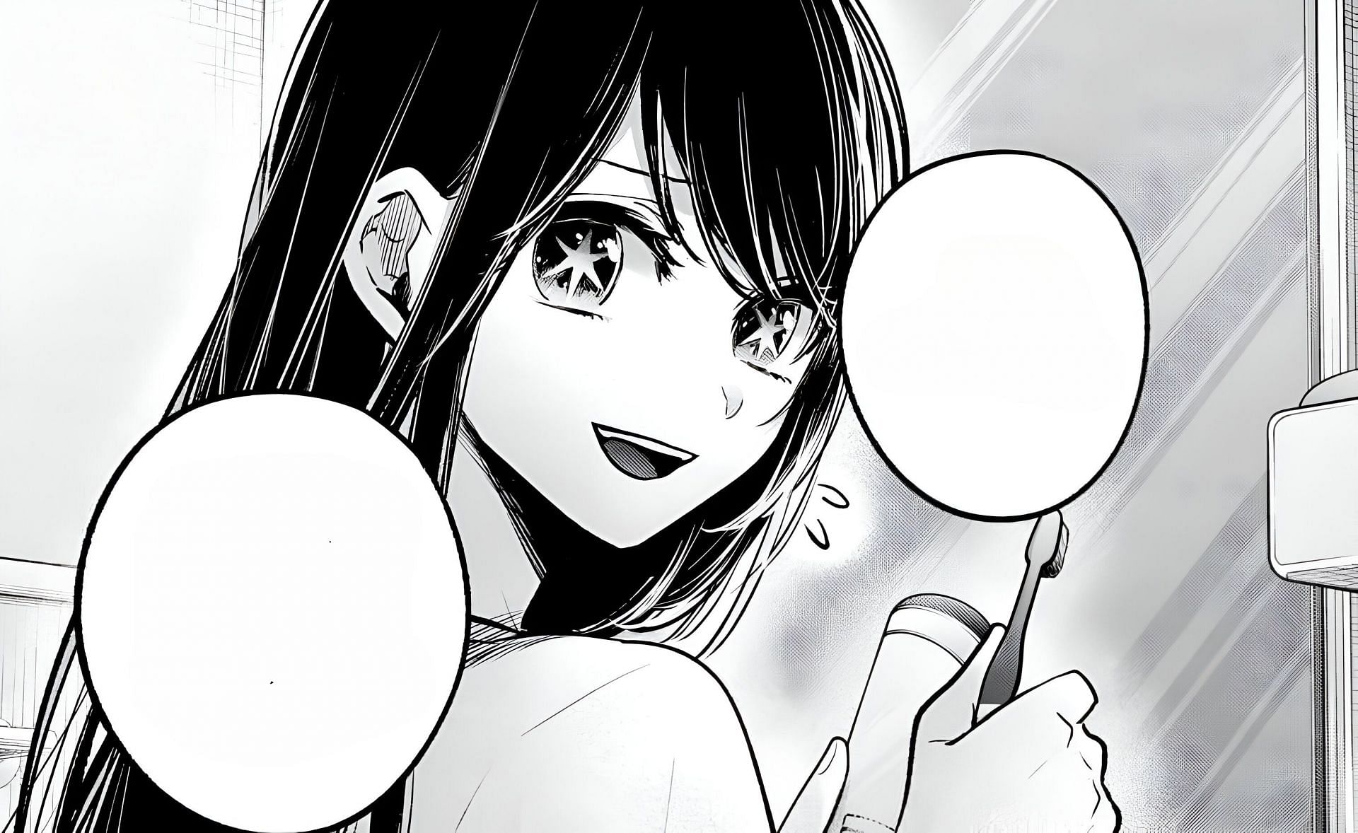 Ai Hoshino as seen in Oshi no Ko manga (Image via Shueisha)