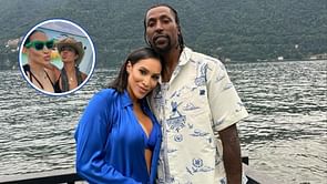 In Photos: Kentavious Caldwell-Pope's wife Mckenzie pairs black swim top with colorful $1,180 shorts at Noah's Ark beach club