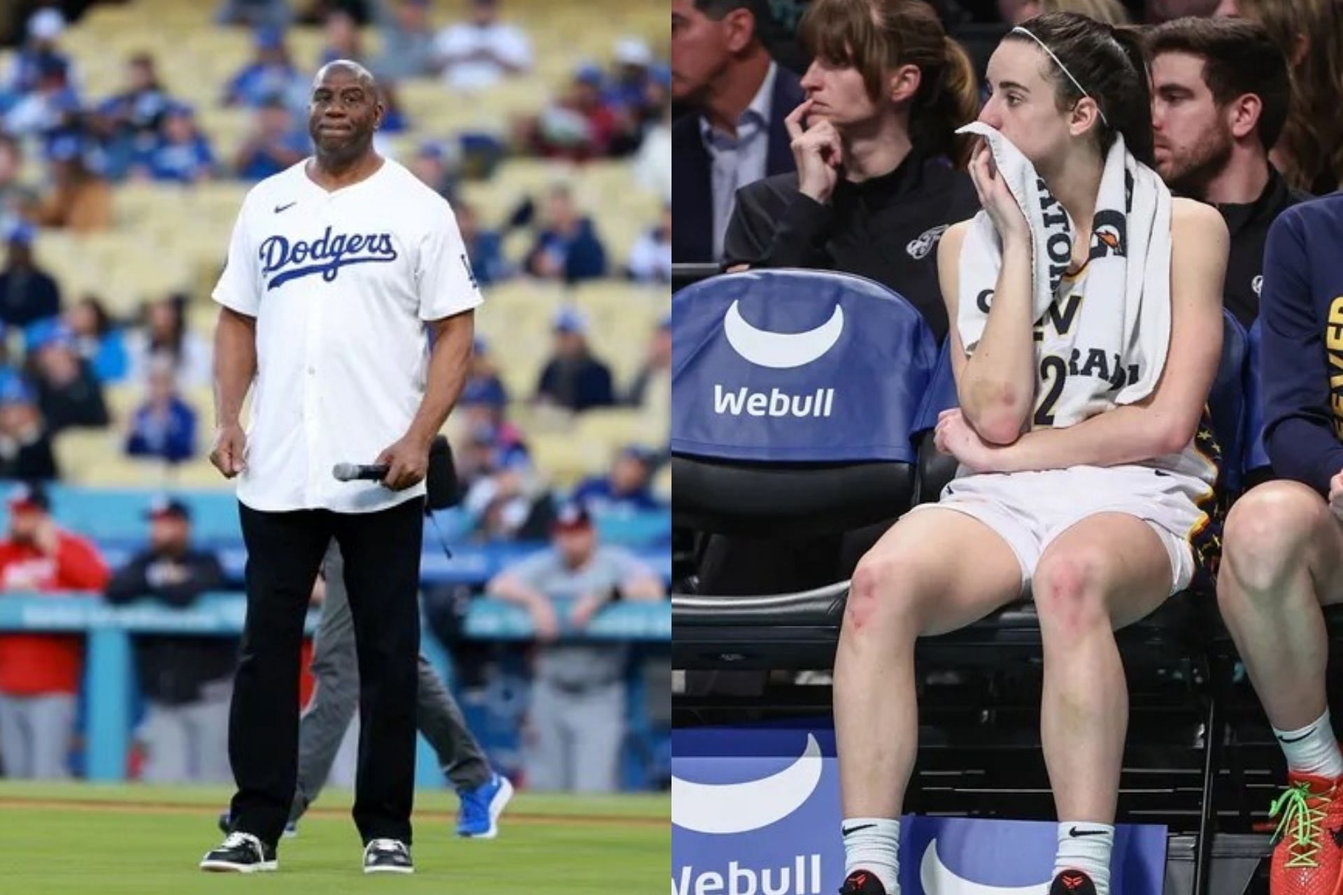 Magic Johnson had some stellar advice for Caitlin Clark and her teammates. (Getty)