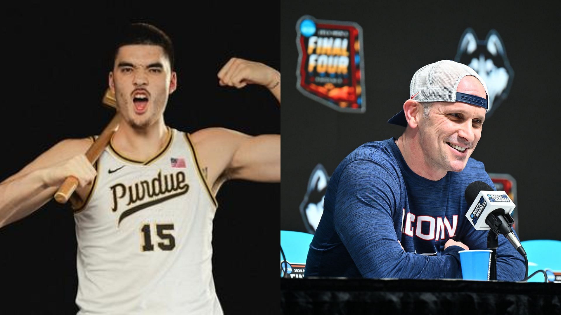 Images courtesy of Purdue and UConn Athletics