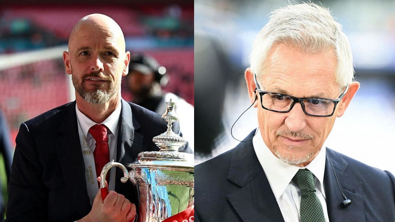 Erik ten Hag was handed a tense post-FA Cup final interview by Gary Lineker.