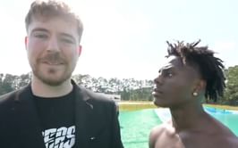 "That was really you?!" - IShowSpeed confronts MrBeast about a questionable donation message