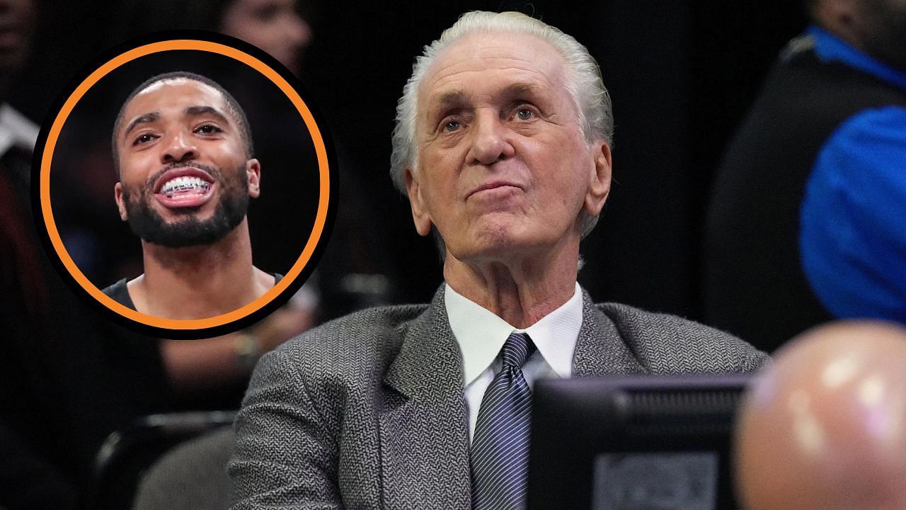 Heat fans blast &quot;too busy&quot; Pat Riley for not pulling trigger on trades after massive Mikal Bridges-Knicks move (Image credit: IMAGN)