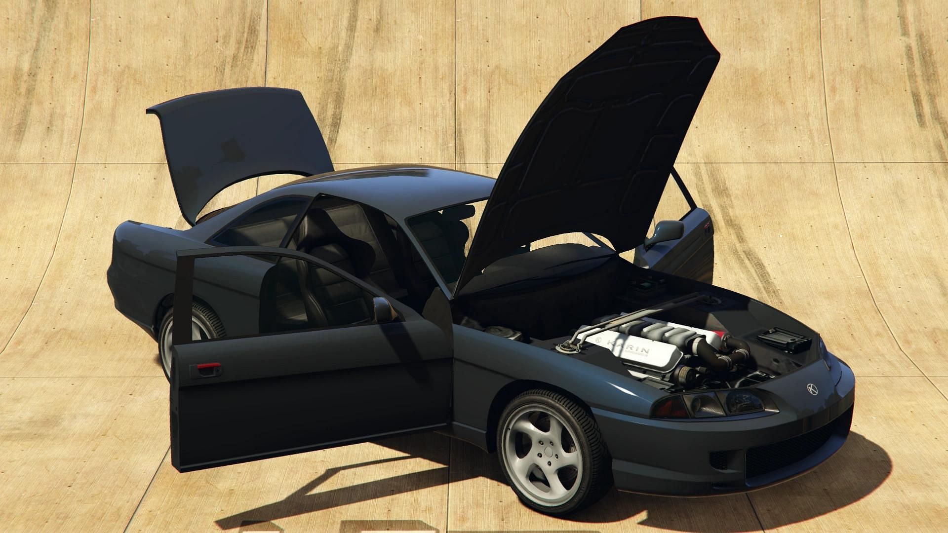 Karin Previon lacks performance even after the Tuners upgraders (Image via Rockstar Games || GTA Wiki)