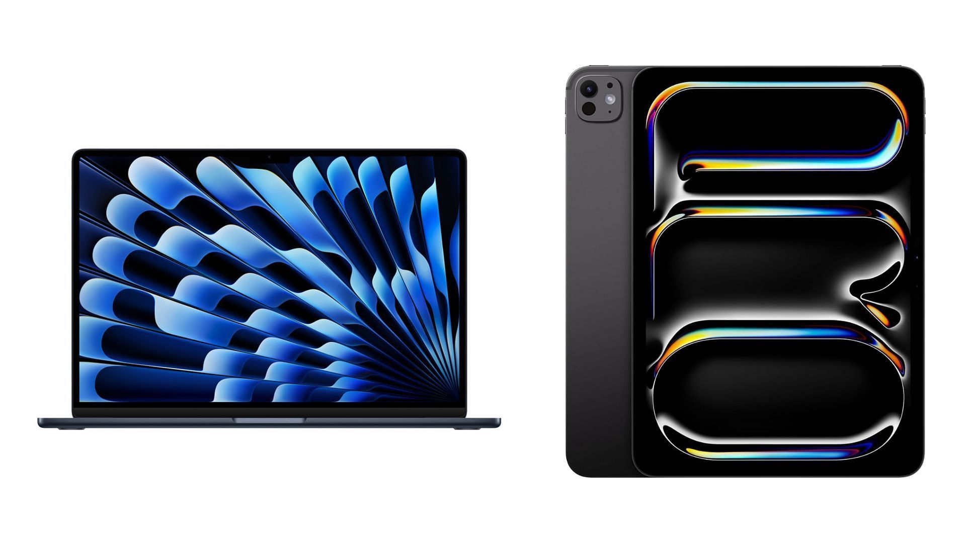 Which one is a better option: MacBook Air M3 or iPad Pro M4 (Image via Amazon/Apple)