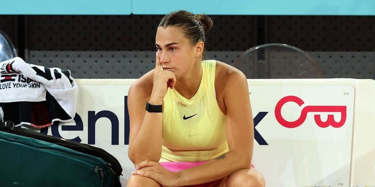 Aryna Sabalenka in pain, unsure of Wimbledon participation (Source: Getty)