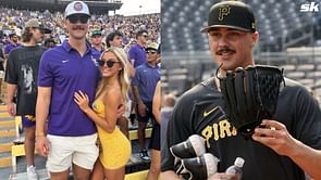 PHOTO: Olivia Dunne supports boyfriend Paul Skenes in all-black ensemble at Pirates home game against Reds