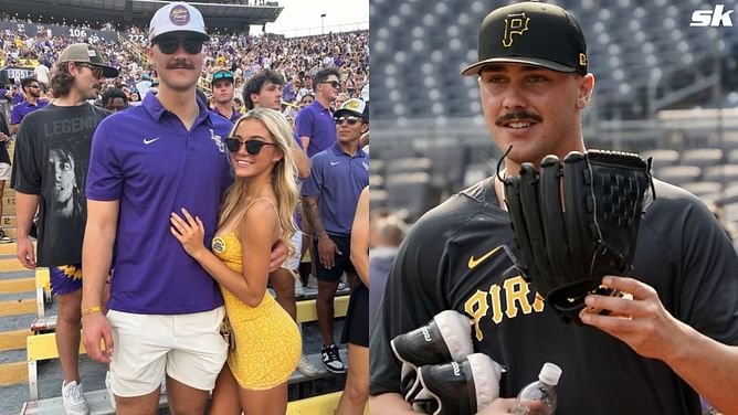 PHOTO: Olivia Dunne supports boyfriend Paul Skenes in all-black ensemble at Pirates home game against Reds