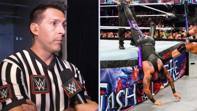 Potential reason for Damian Priest's horrifying botch at WWE Clash at the Castle that nearly caused an injury; referee sent warning