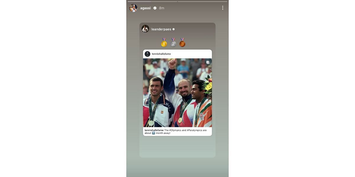 Source- Andre Agassi&#039;s Instagram handle