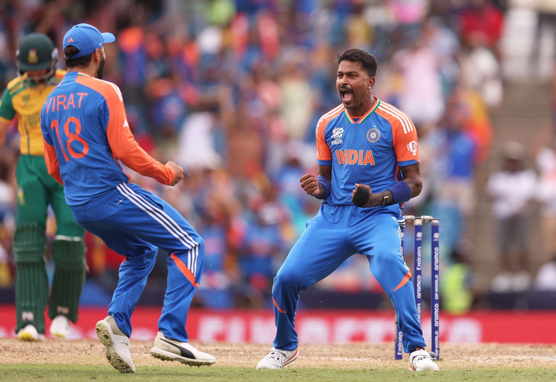 South Africa v India: Final - ICC Men's T20 Cricket World Cup West Indies & USA 2024