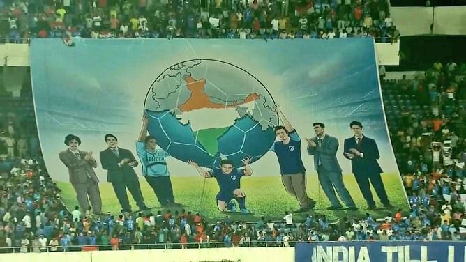 Kolkata unveils spectacular tifos to express gratitude to Sunil Chhetri on his farewell appearance for India