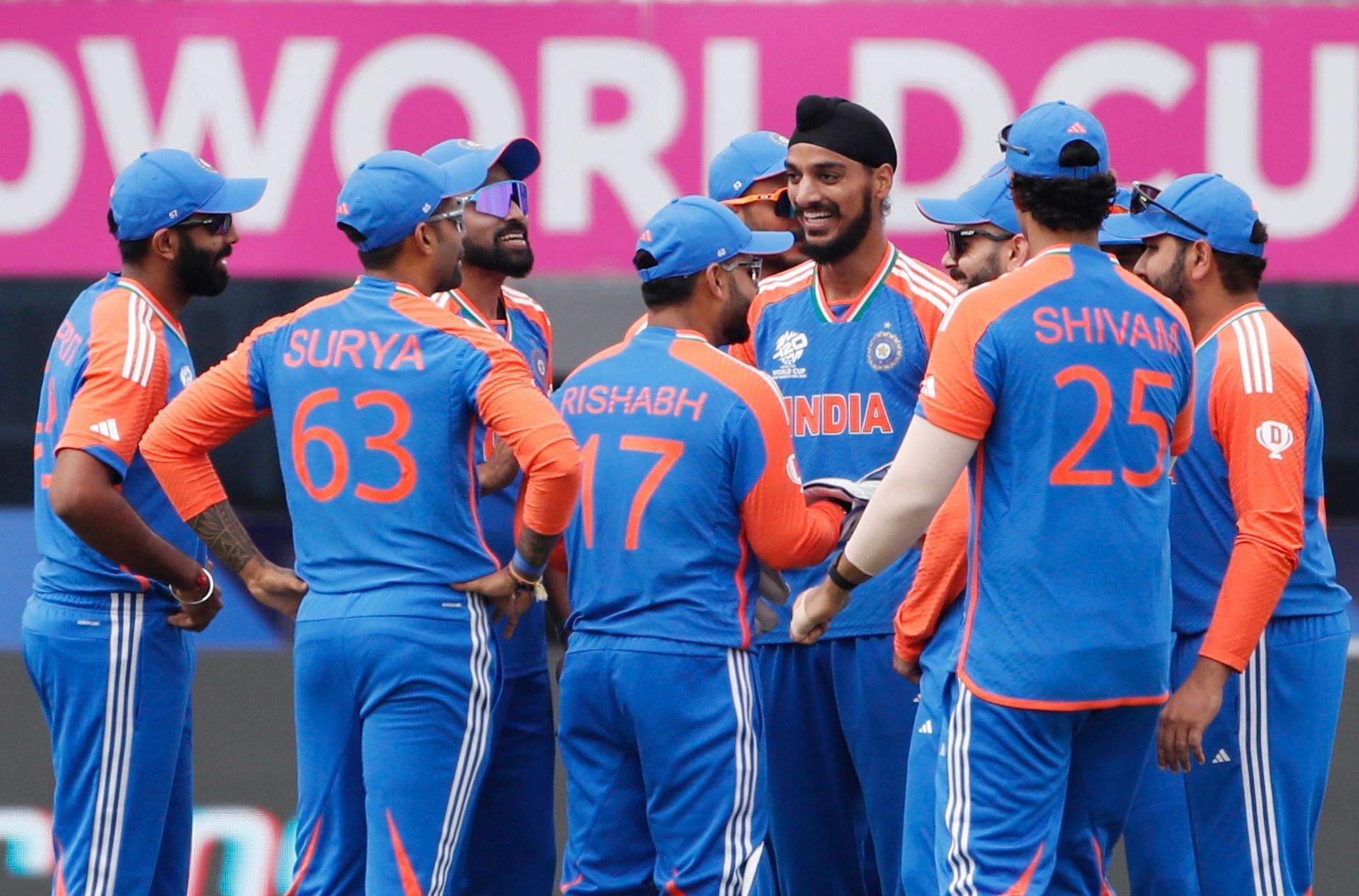 Arshdeep Singh celebrates a wicket. (Credits: Twitter)