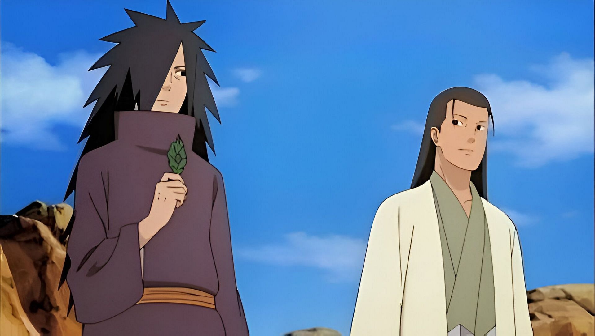 Madara (left) and Hashirama (right) as seen in the anime (Image via Studio Pierrot)