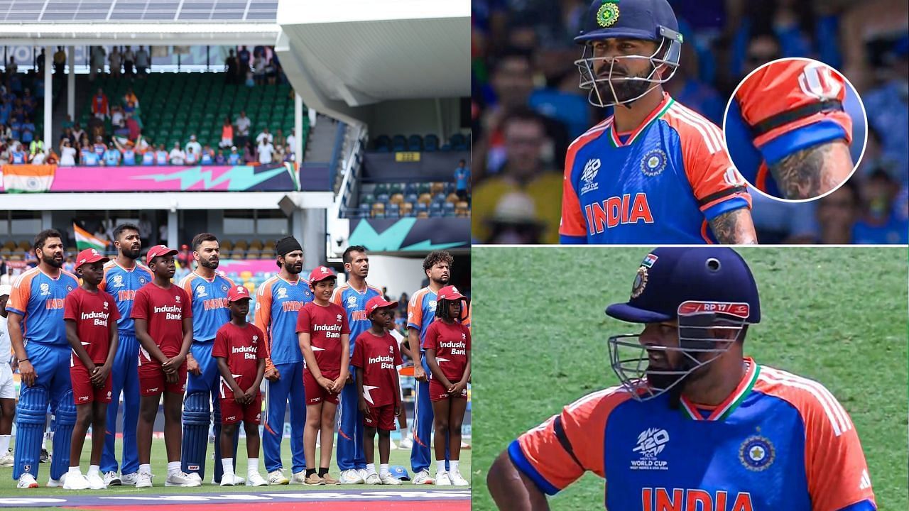 टीम इंडिया के सभी खिलाड़ी काली पट्टी पहनेंगे  (Photo Credit: BCCI, Disney+ Hotstar)