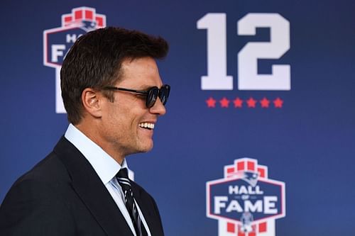 Tom Brady at 2024 Patriots Hall of Fame Induction Ceremony.