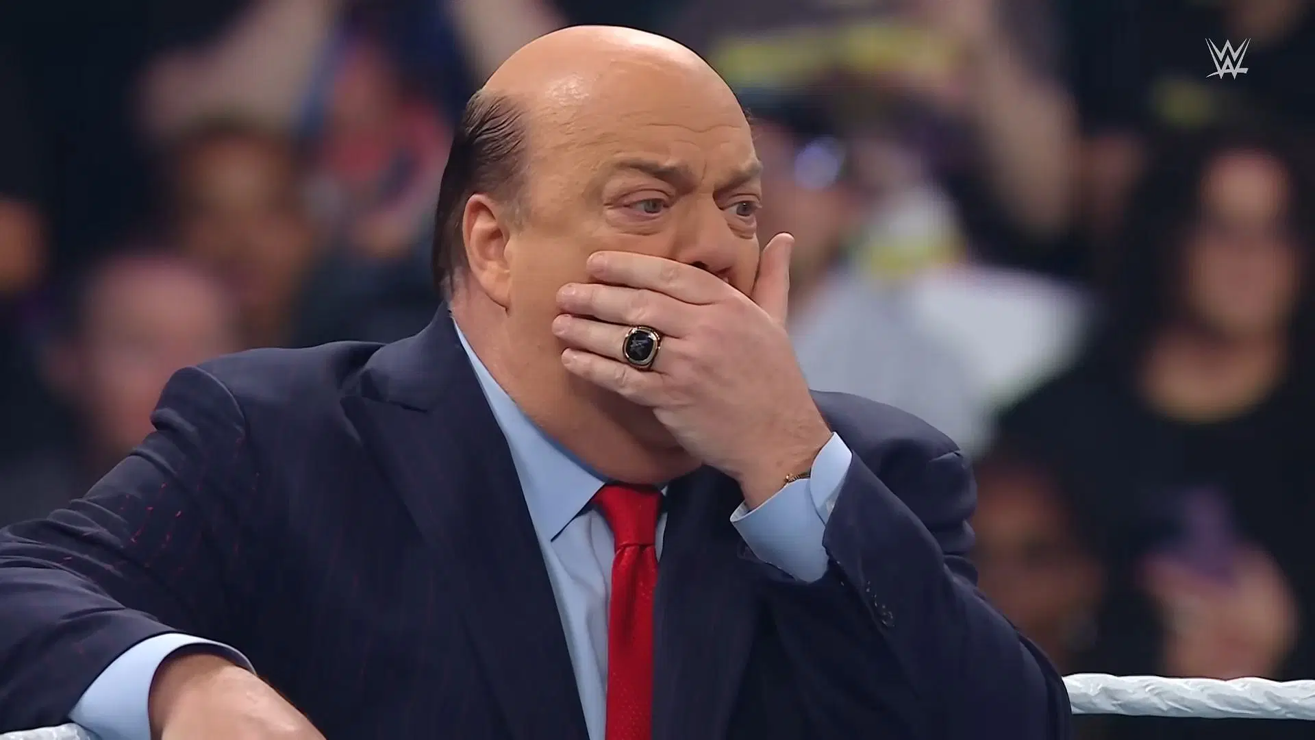 The Wiseman Paul Heyman [Image Source: Screenshot from WWE
