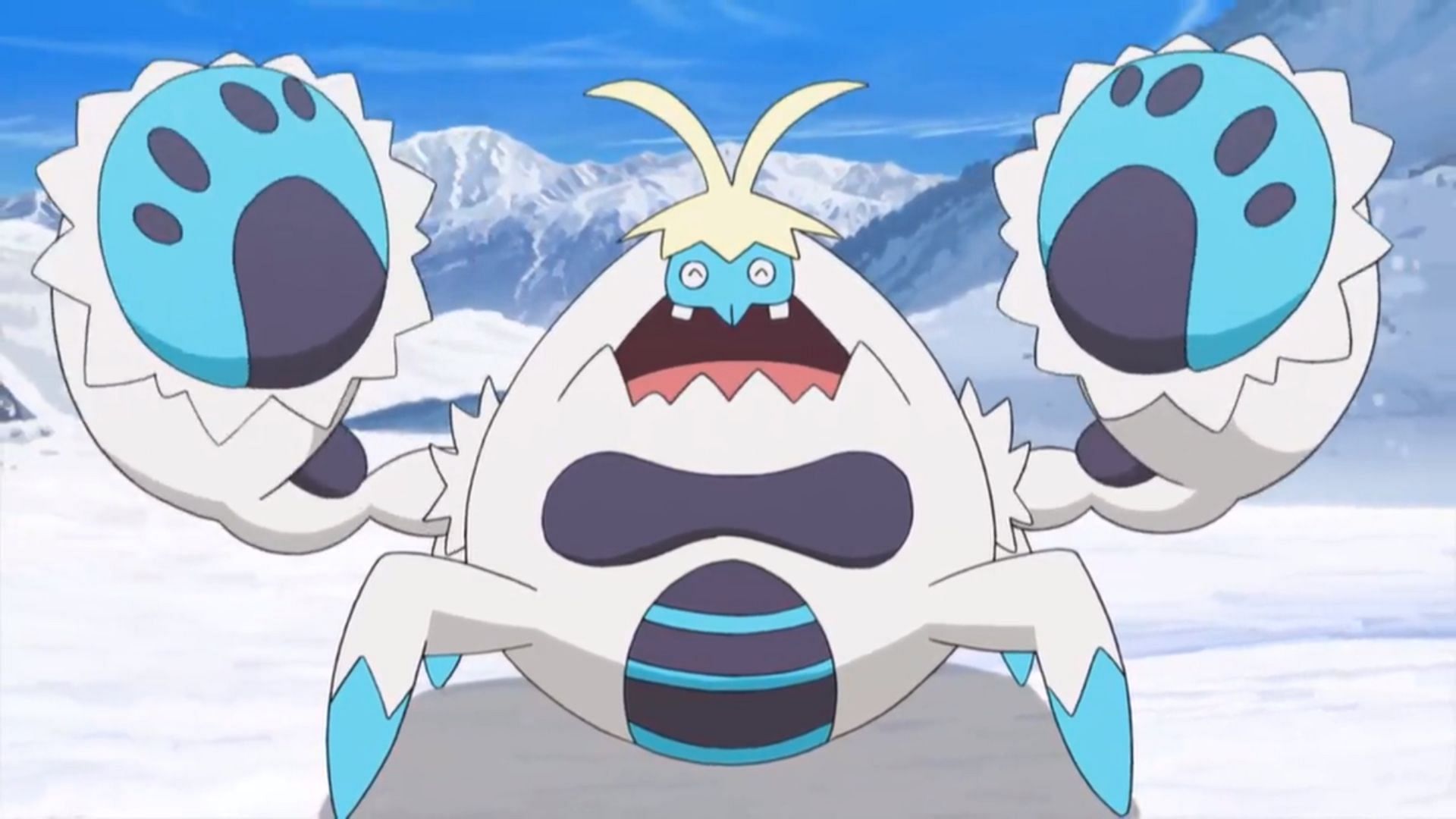 Crabominable, as seen in the anime (Image via TPC)