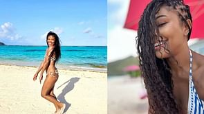 In Pictures: Dwyane Wade's wife Gabrielle Union shares stylish snaps in swimsuit from Canouan vacation with "special people"