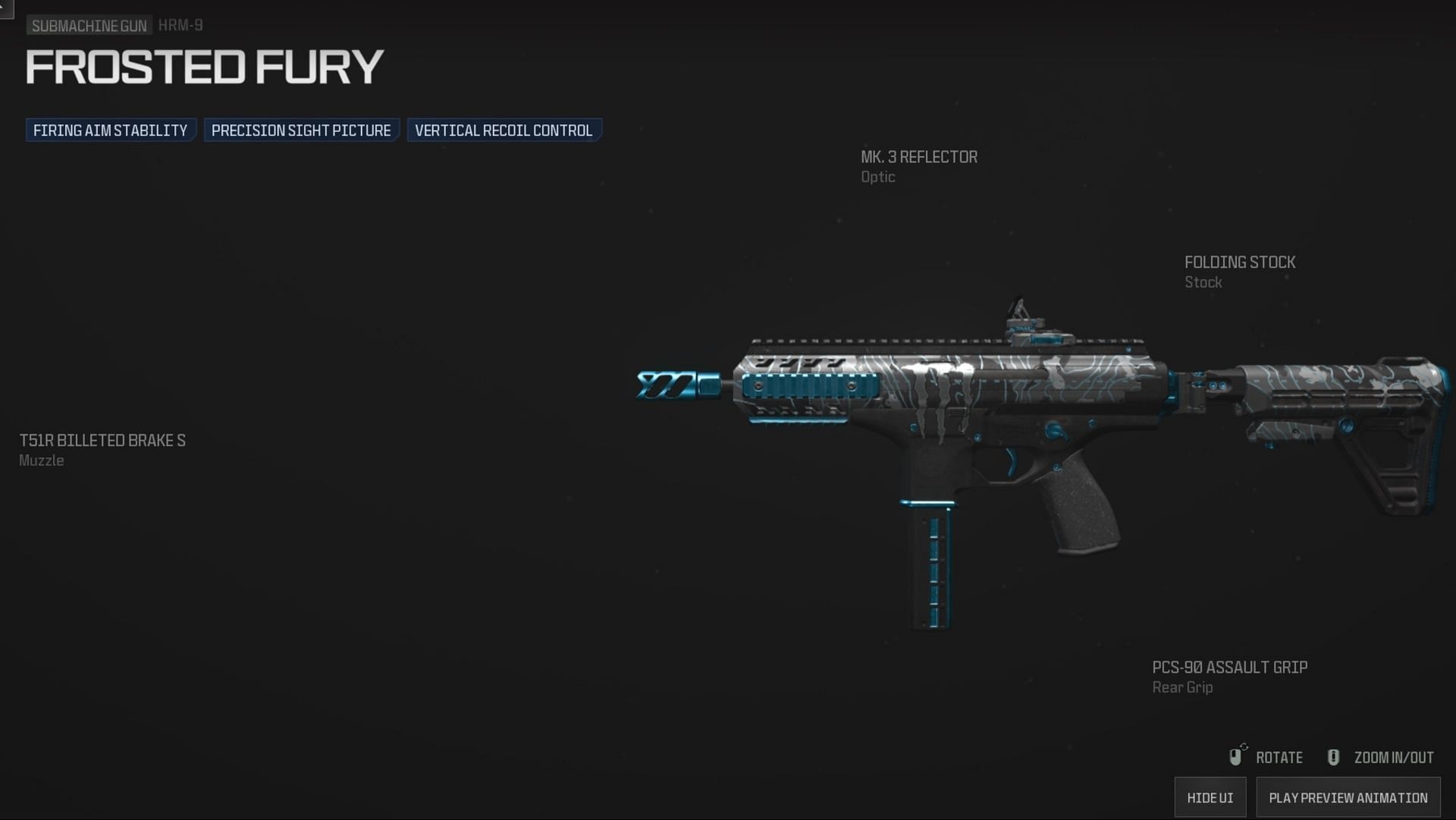 Procedure to unlock Frosted Fury blueprint for free in MW3 and Warzone (Image via Activision)