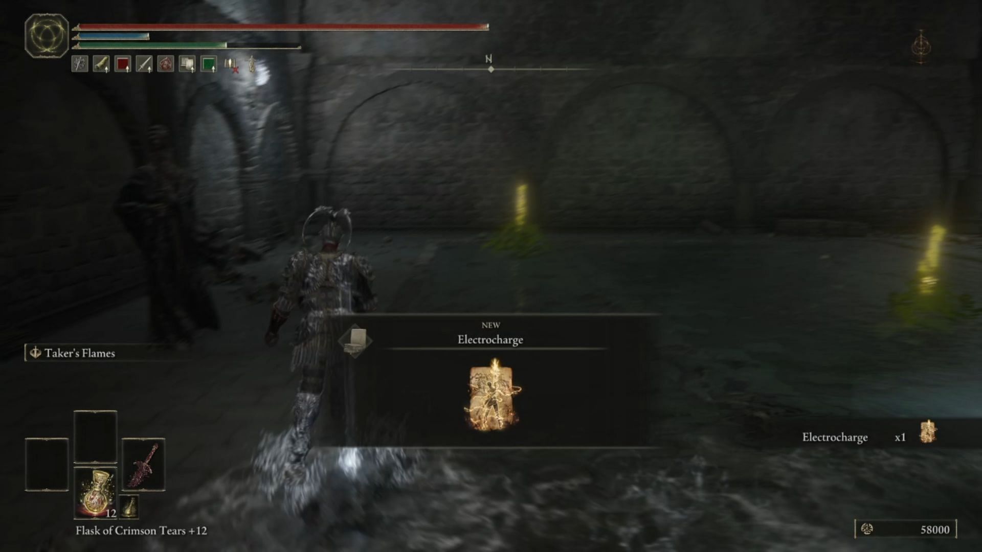 You can obtain Electrocharge, a newly added incantation in Elden Ring (Image via FromSoftware)