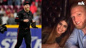 PHOTO: Jake Fraley's wife Angelica celebrates as Reds star leads team to victory against Cubs with impressive batting display