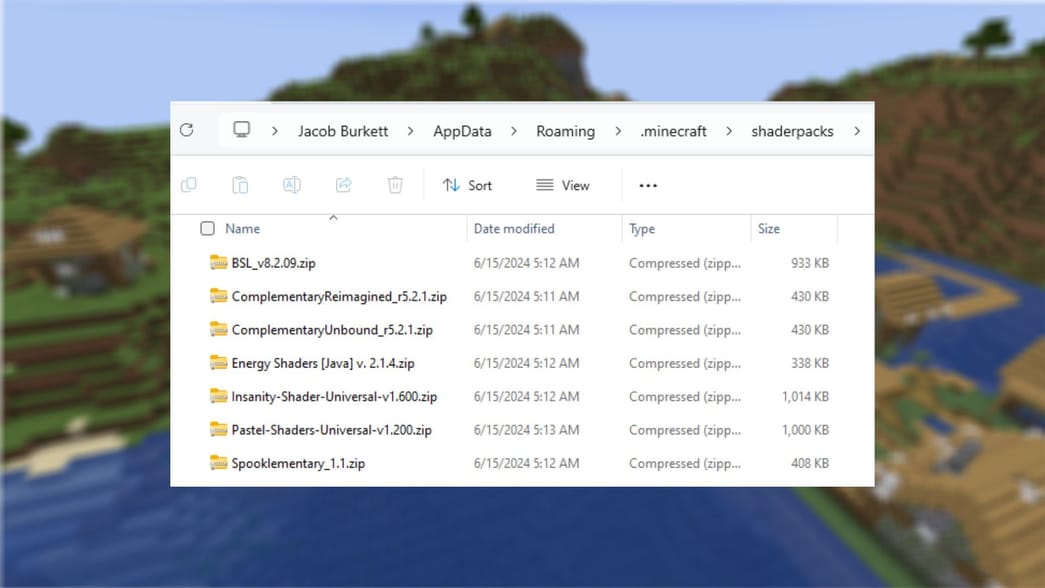 How to get Complementary shaders for Minecraft 1.21