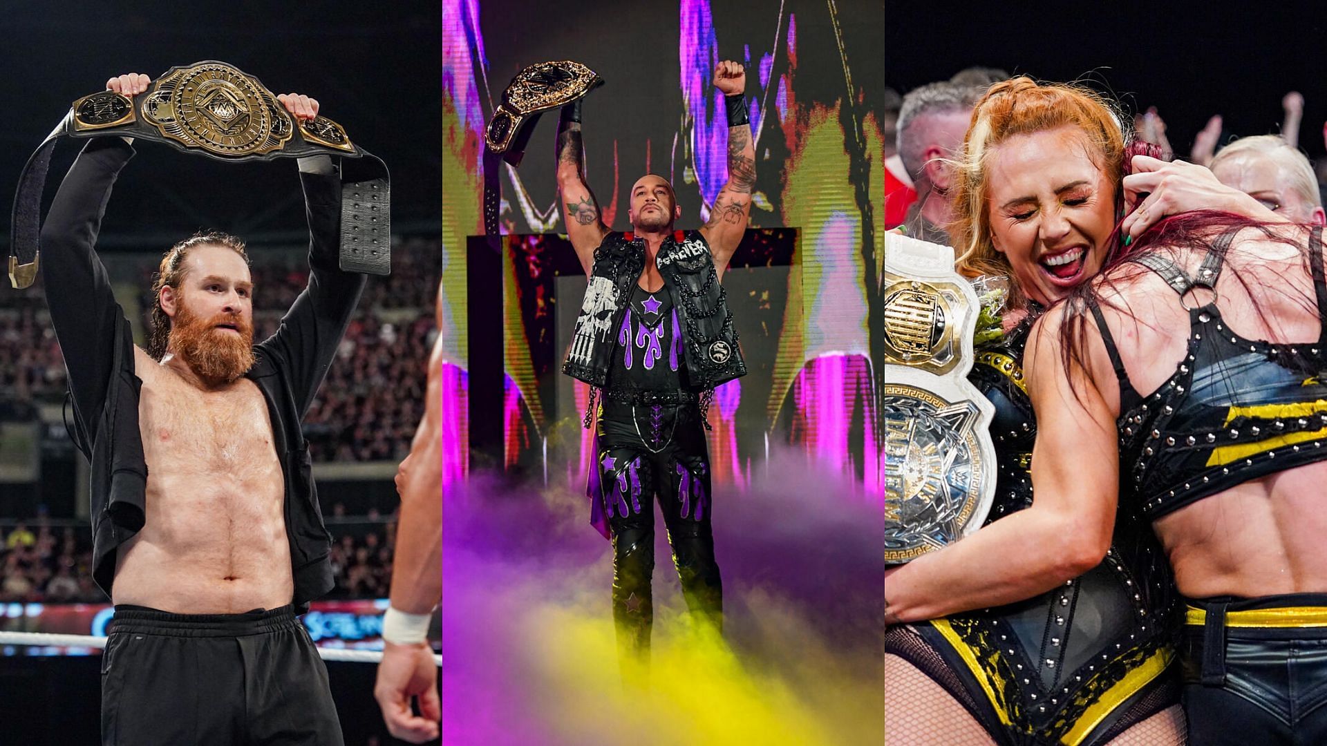 WWE RAW was well represented at the Scotland PLE [Images from WWE.com]